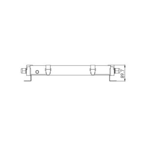 APS LY46A LED Emergency Walkway Light line drawing