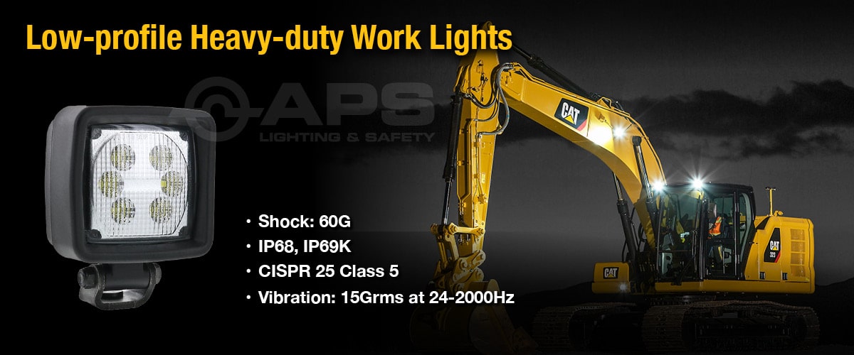 ABL LED1000 Luces de trabajo pesadas de bajo perfil
