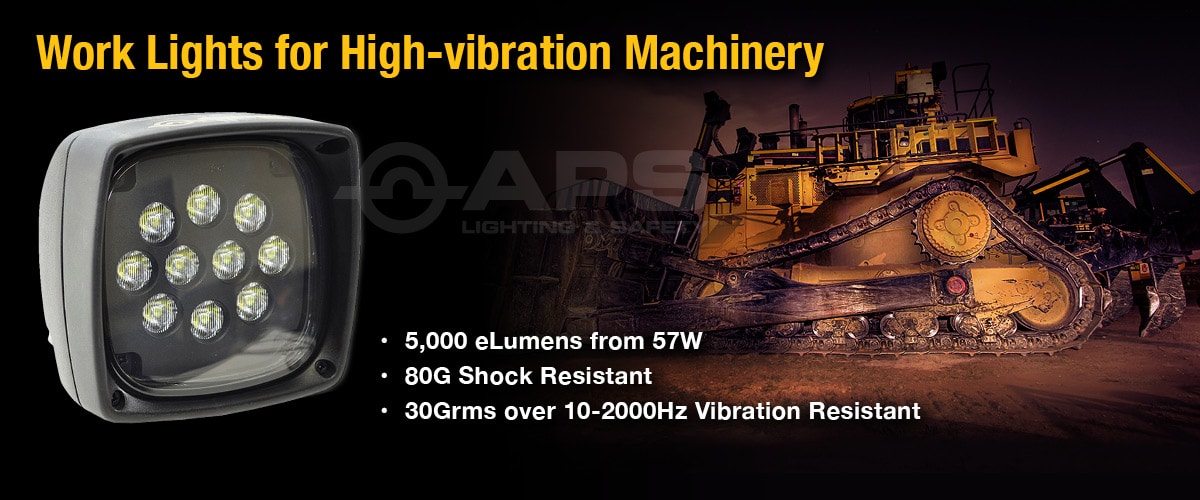 ABL LED5000-2500 Luces de trabajo para maquinaria con altas vibraciones