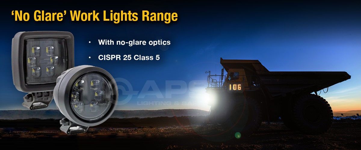 Gama de faros de trabajo antideslumbrantes ABL