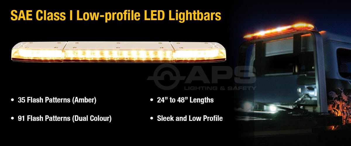 ECCO 11 Series SAE Clase I Barras de luces LED de bajo perfil