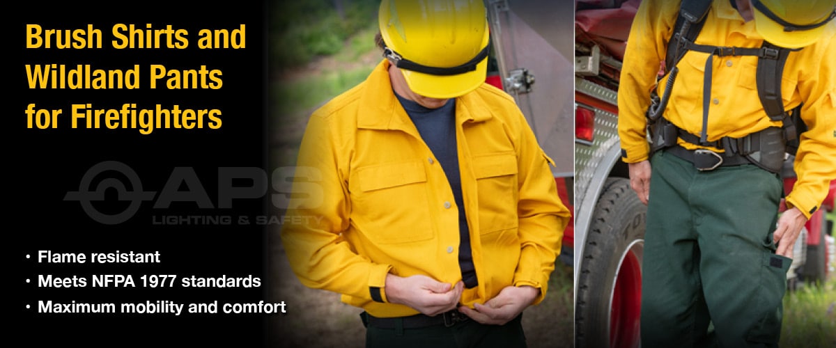 Camisas True North Brush y pantalones Wildland para bomberos