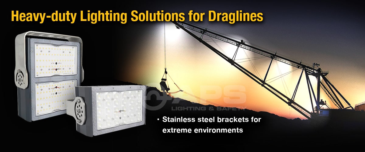 VX Soluciones de iluminación de alta resistencia para dragalinas