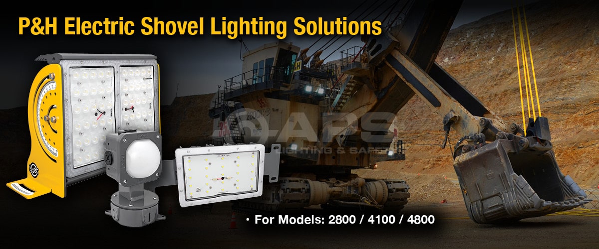 Soluciones de iluminación para palas eléctricas VX P&H