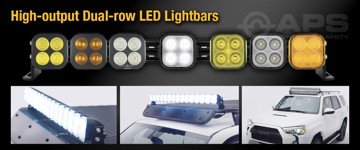 Barras de luces LED modulares de doble fila y alto rendimiento VX Unite