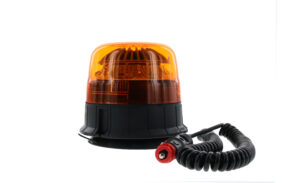 GALAXY LED amber vacuum mount coiled cig plug 10-30V single flash (D14494)