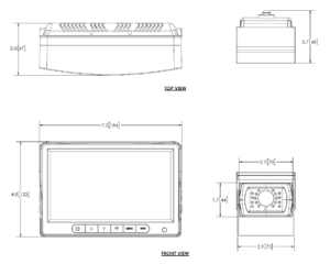 ECCO K7000B Camera System line drawing