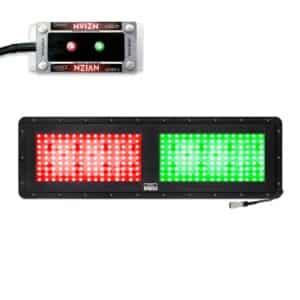 Driver 2 Panel LED Backlit Signal Display (VID-BL2SIG6-R/G)