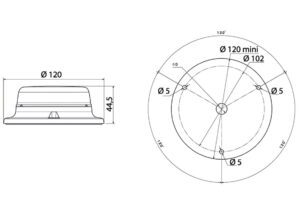 Vignal ATLAS Mini line drawing (221100 / 221200)