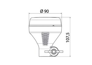 Vignal ATLAS Mini line drawing (221300)