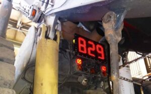 NVIZN™ 3 Digit 16'' Numeric Red Programmable LED Vehicle ID Display (VID-3N16-R) application