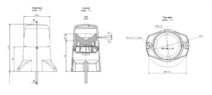 Vignal PUCK LED Beacon 223010 dibujo lineal