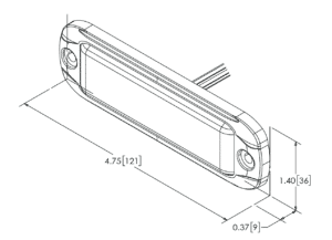 ECCO ED3800 VIZ™ Series dibujo lineal