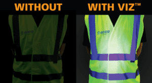 Visibilidad y seguridad mejoradas. Comparación: sin y con Viz™.