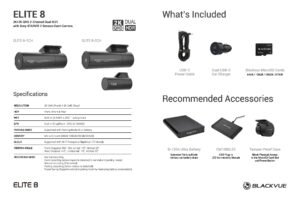 BlackVue ELITE 8 Dashcam