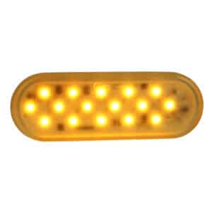 Luces de giro laterales con flecha LED secuencial ovalada de 6" de Grote, función de gálibo