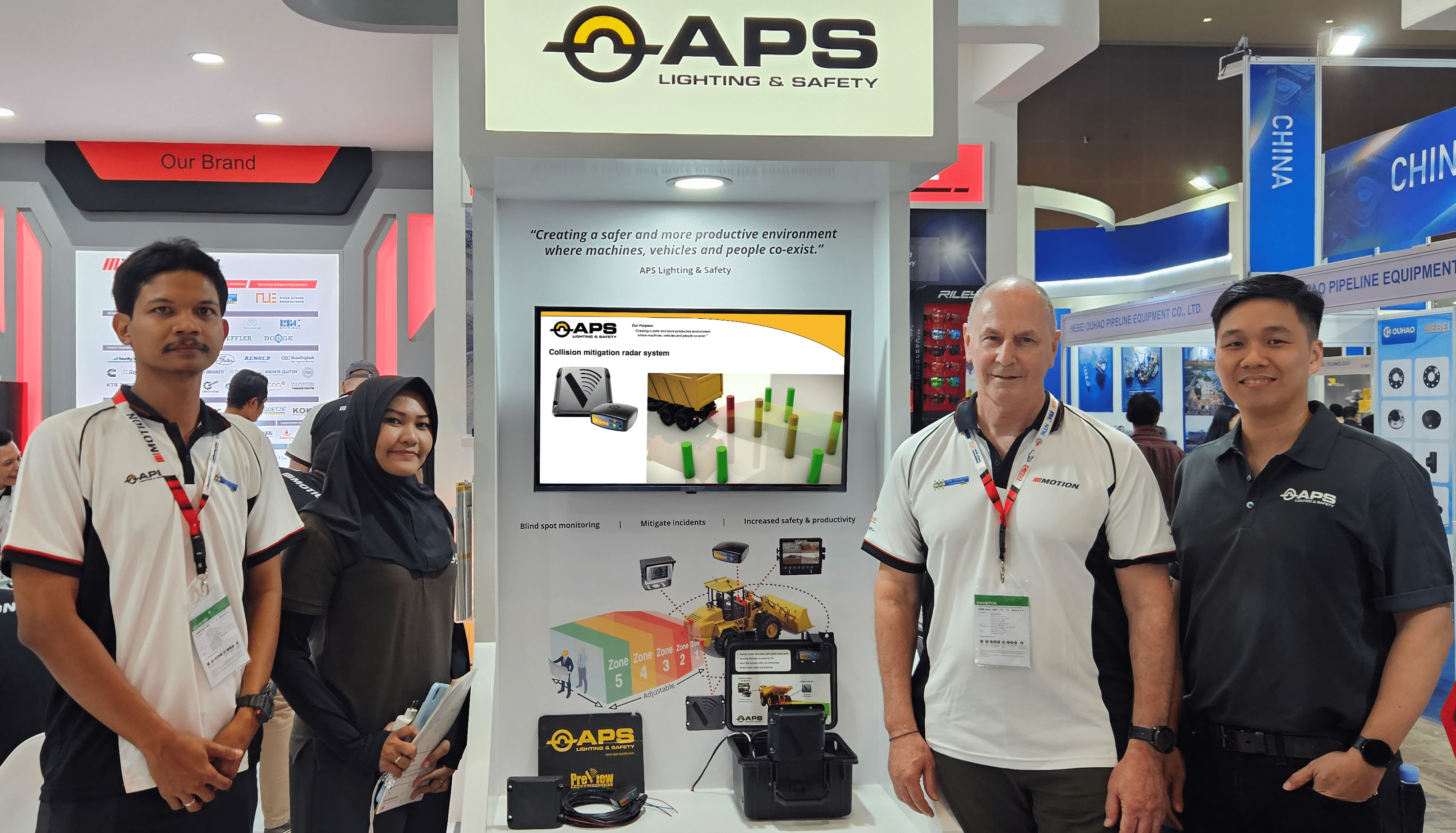 APS Lighting & Safety en la Exposición Minera de Indonesia 2025